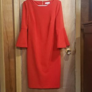 Bell Sleeve Fitted Dress